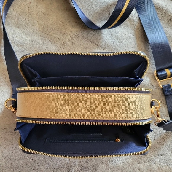Like Dreams Spiderweb Navy & Gold Crossbody Purse - Picture 4 of 4